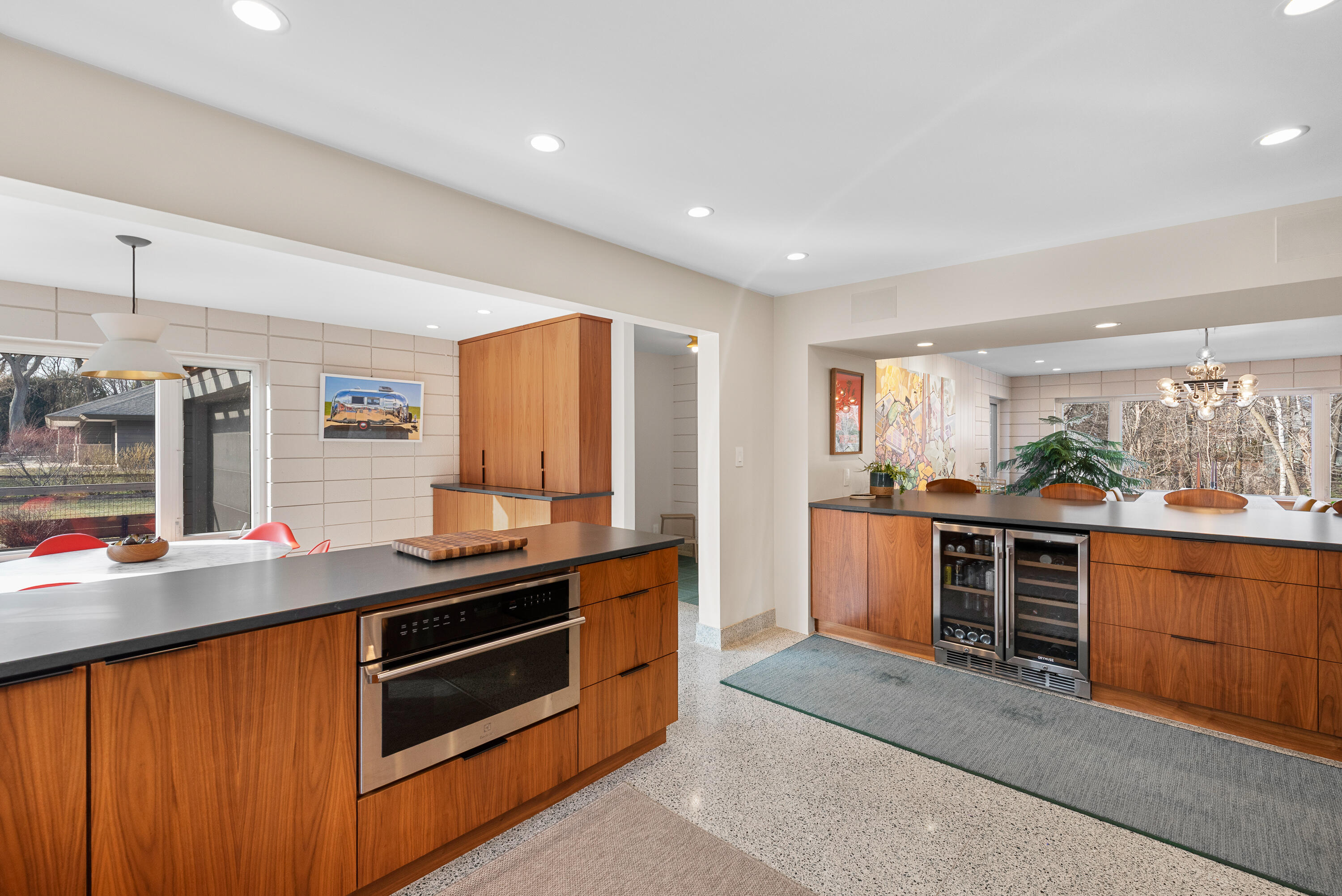 1434 East Brown Deer Road Bayside, WI 53217 - Photo 13 of 64 Walnut cabinetry