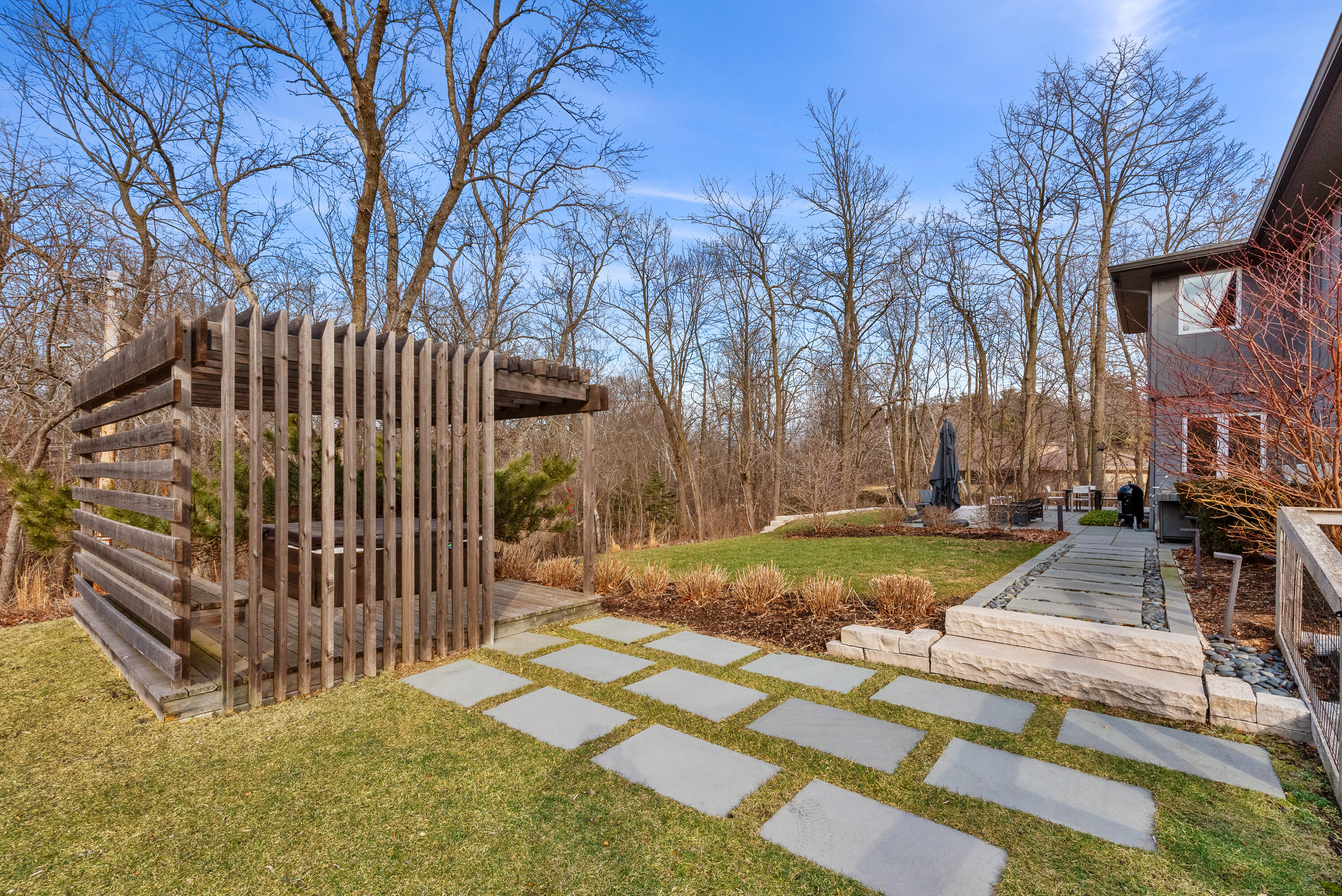 1434 East Brown Deer Road Bayside, WI 53217 - Photo 55 of 64 Spa with pergola