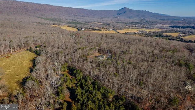 a view of lake and mountain