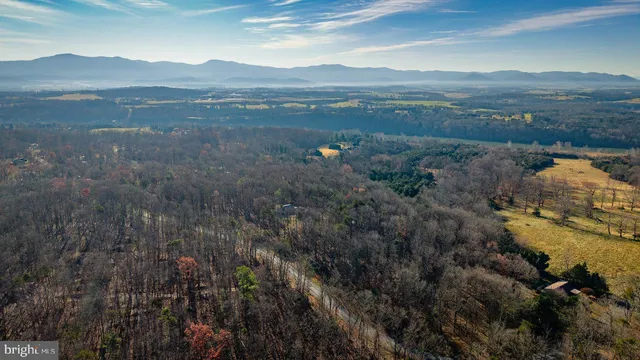 a view of lake and mountain