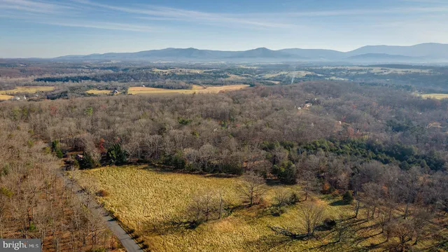 a view of city and mountain