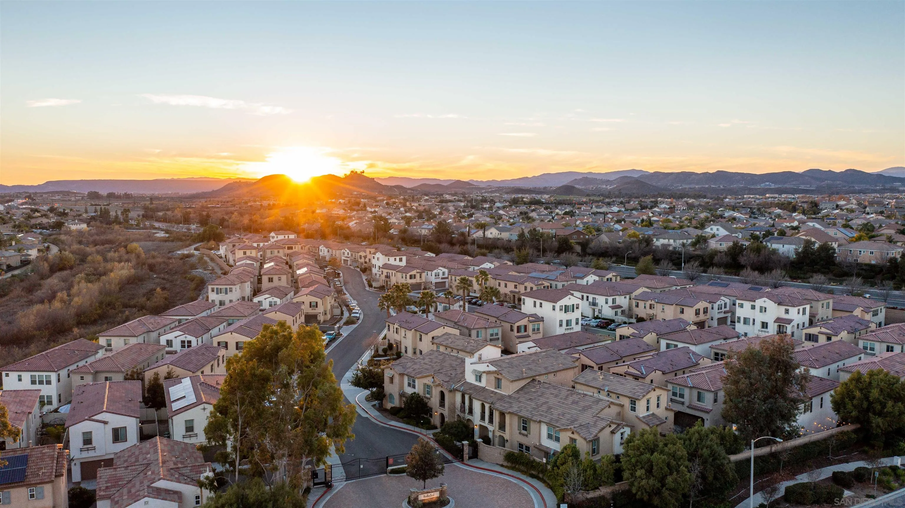 31556 Alicante Loop Winchester, CA 92596 - Photo 36 of 46 a view of a city with mountains in the background