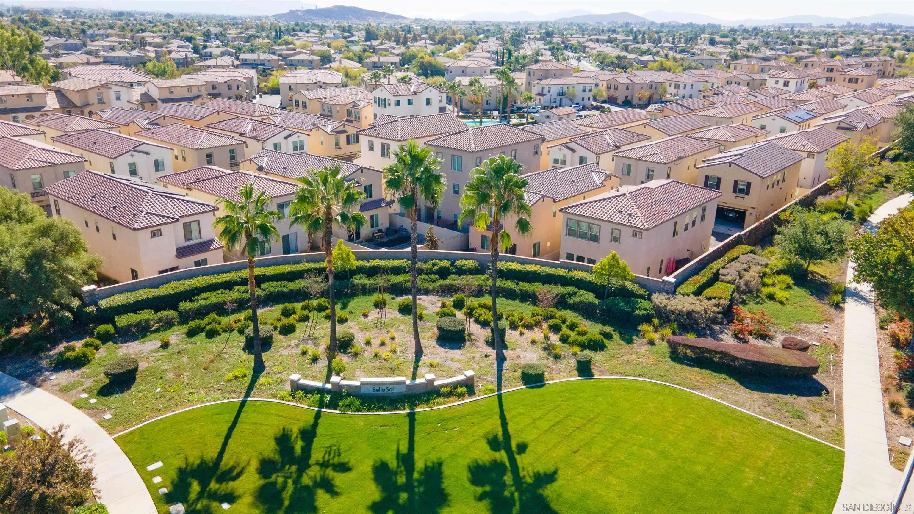 31556 Alicante Loop Winchester, CA 92596 - Photo 42 of 46 an aerial view of residential houses with outdoor space and swimming pool
