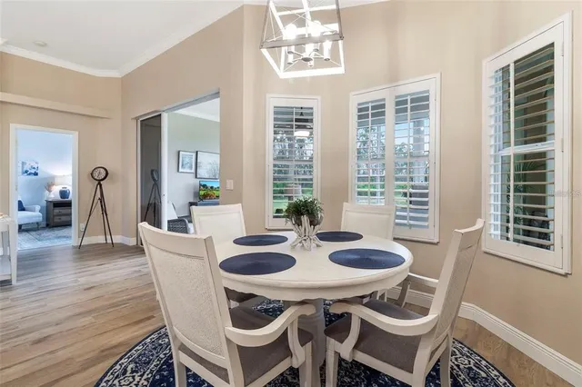 a workspace with furniture and window