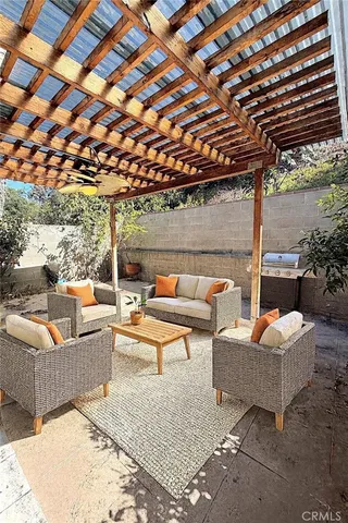 a city street lined with tall buildings