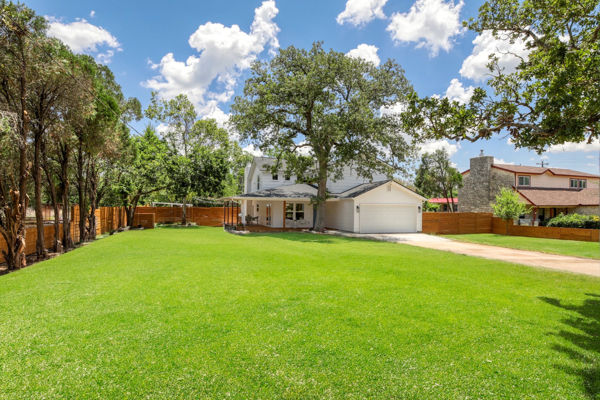 13207 Fencerail Road Manchaca, TX 78652 - Photo 30 of 36 Large front yard with plenty of parking for guests