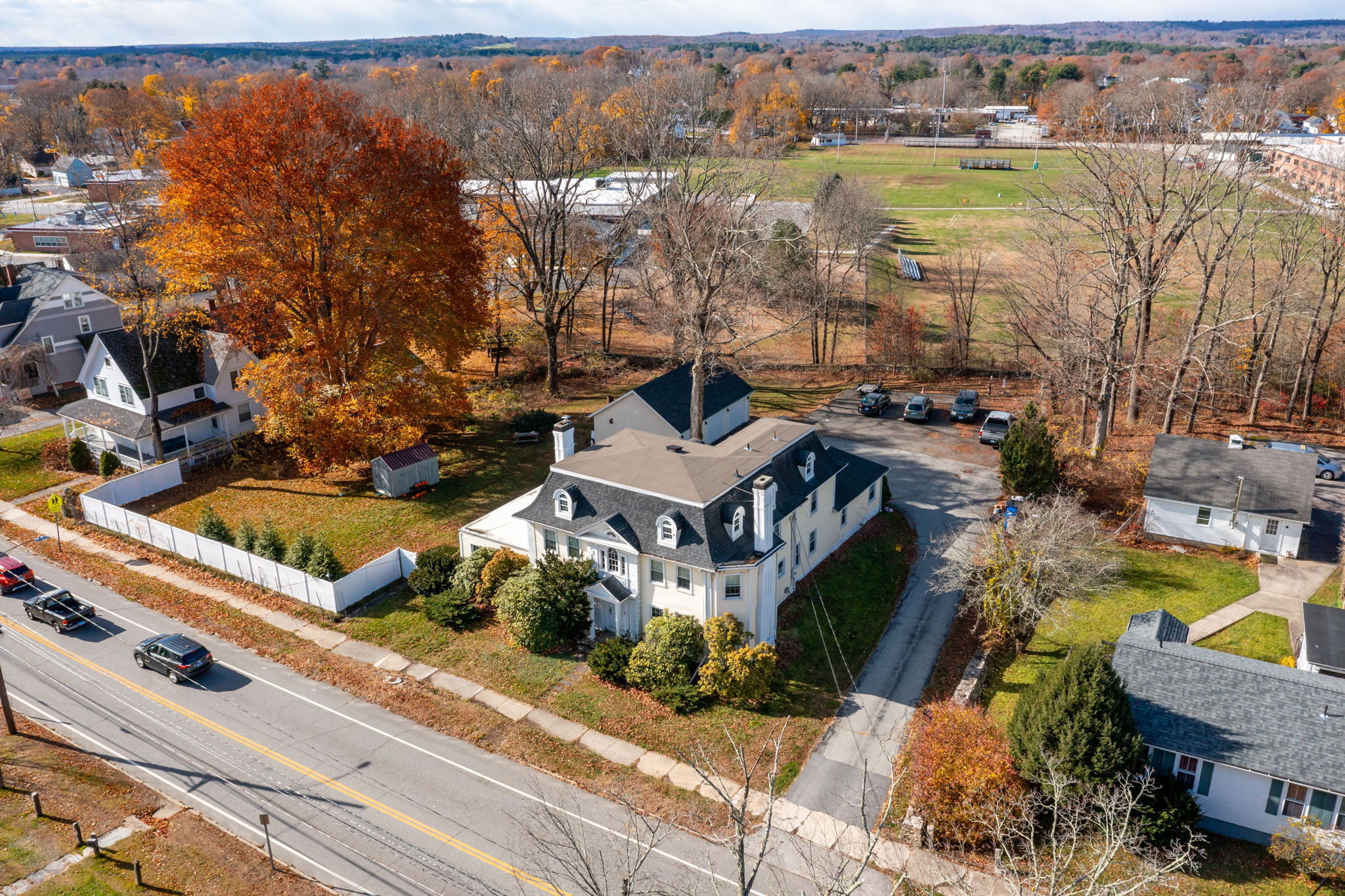 409 Main Street Killingly, CT 06239 - Photo 2 of 39 an aerial view of a house with a lake view