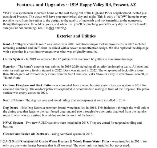 $1,890,000 | 1515 North Happy Valley Road, Prescott, AZ 86305