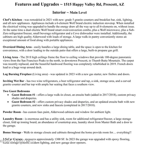 $1,890,000 | 1515 North Happy Valley Road, Prescott, AZ 86305