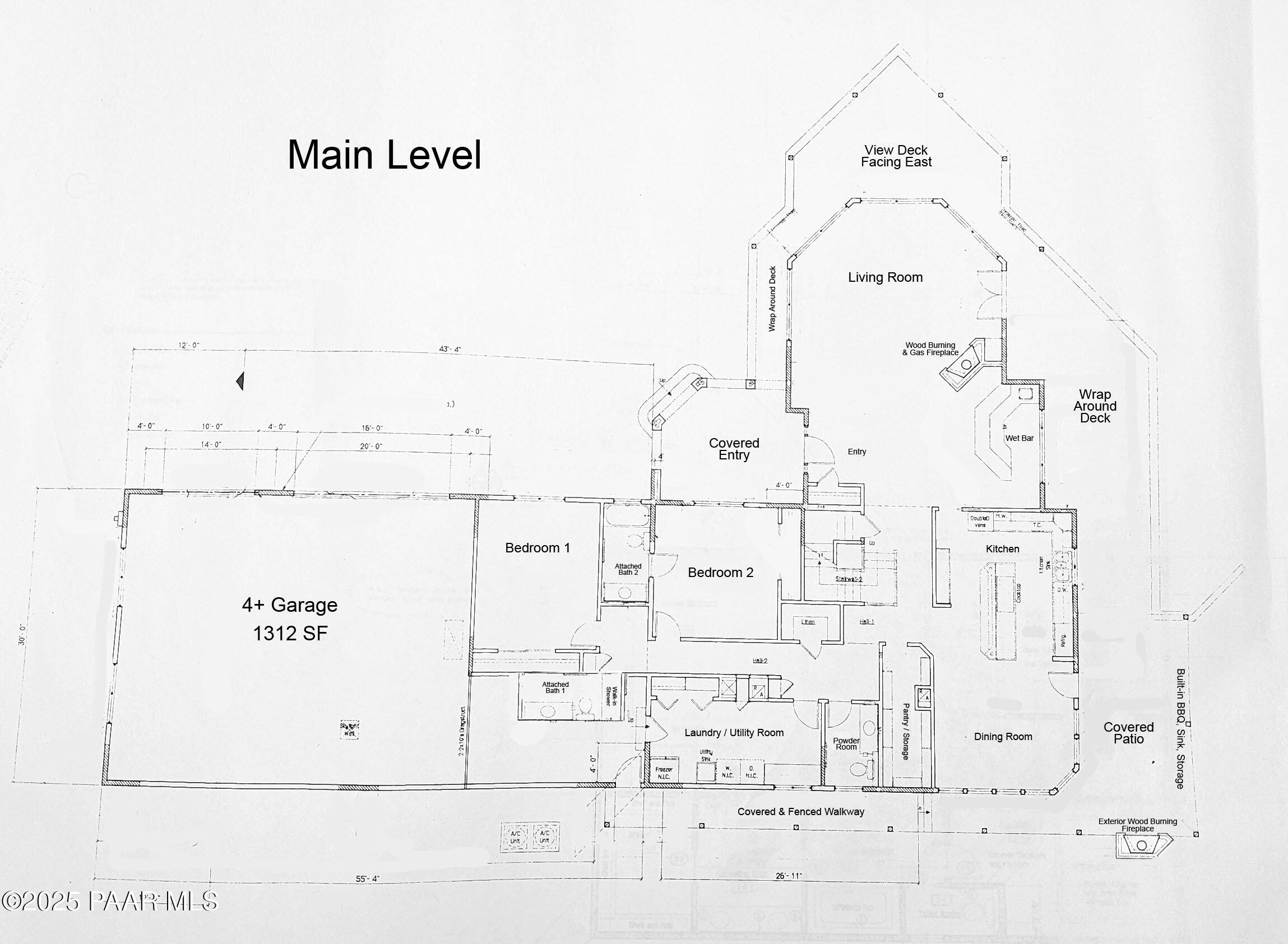 1515 North Happy Valley Road Prescott, AZ 86305 - Photo 87 of 89 Main Level Floorplan
