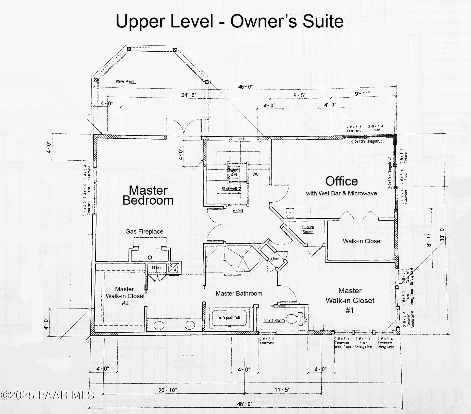 1515 North Happy Valley Road Prescott, AZ 86305 - Photo 88 of 89 Upper Level Floorplan