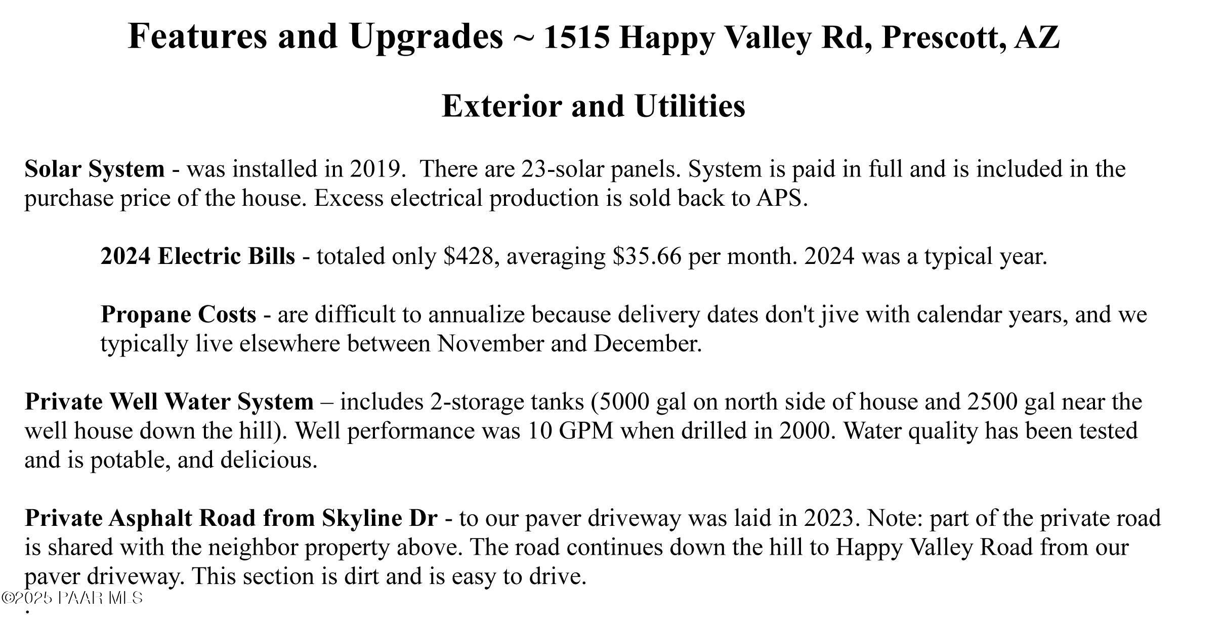 1515 North Happy Valley Road Prescott, AZ 86305 - Photo 85 of 89 Features and Upgrades