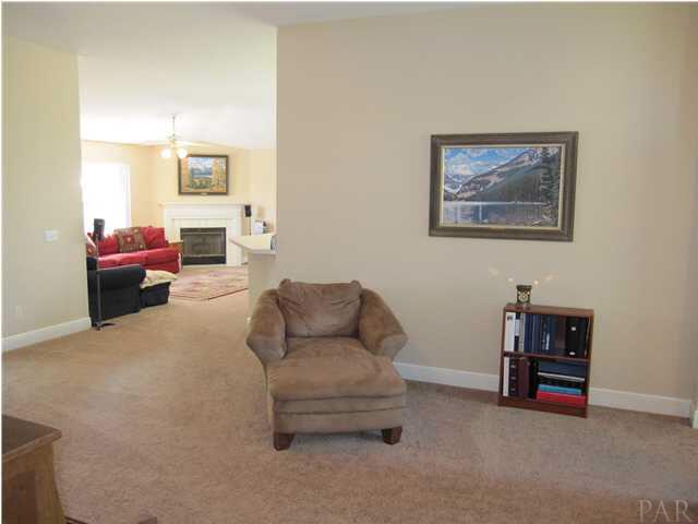 3077 Red Fern Road Cantonment, FL 32533 - Photo 4 of 25 This view is from the living room as you look into the family room. New carpet in living room, family room & additional bedrooms 9/2011.
