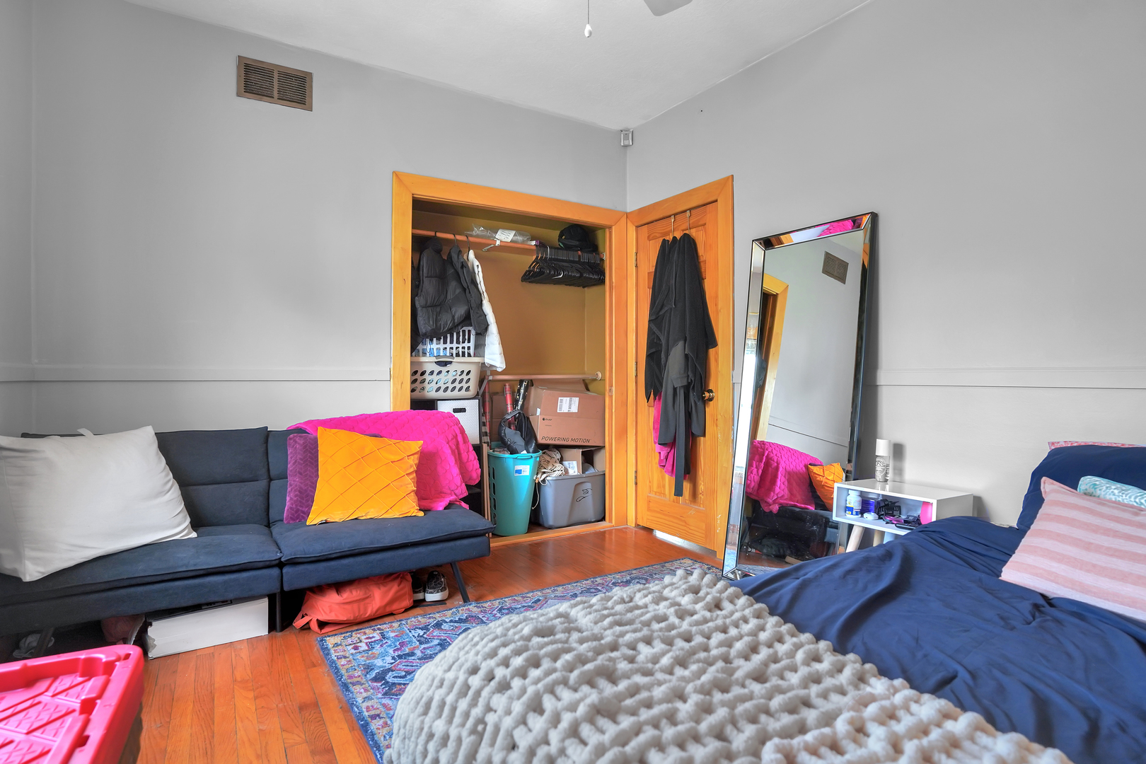 1134 South Myrtle Avenue Kankakee, IL 60901 - Photo 19 of 32 a bed room with a bed and couch