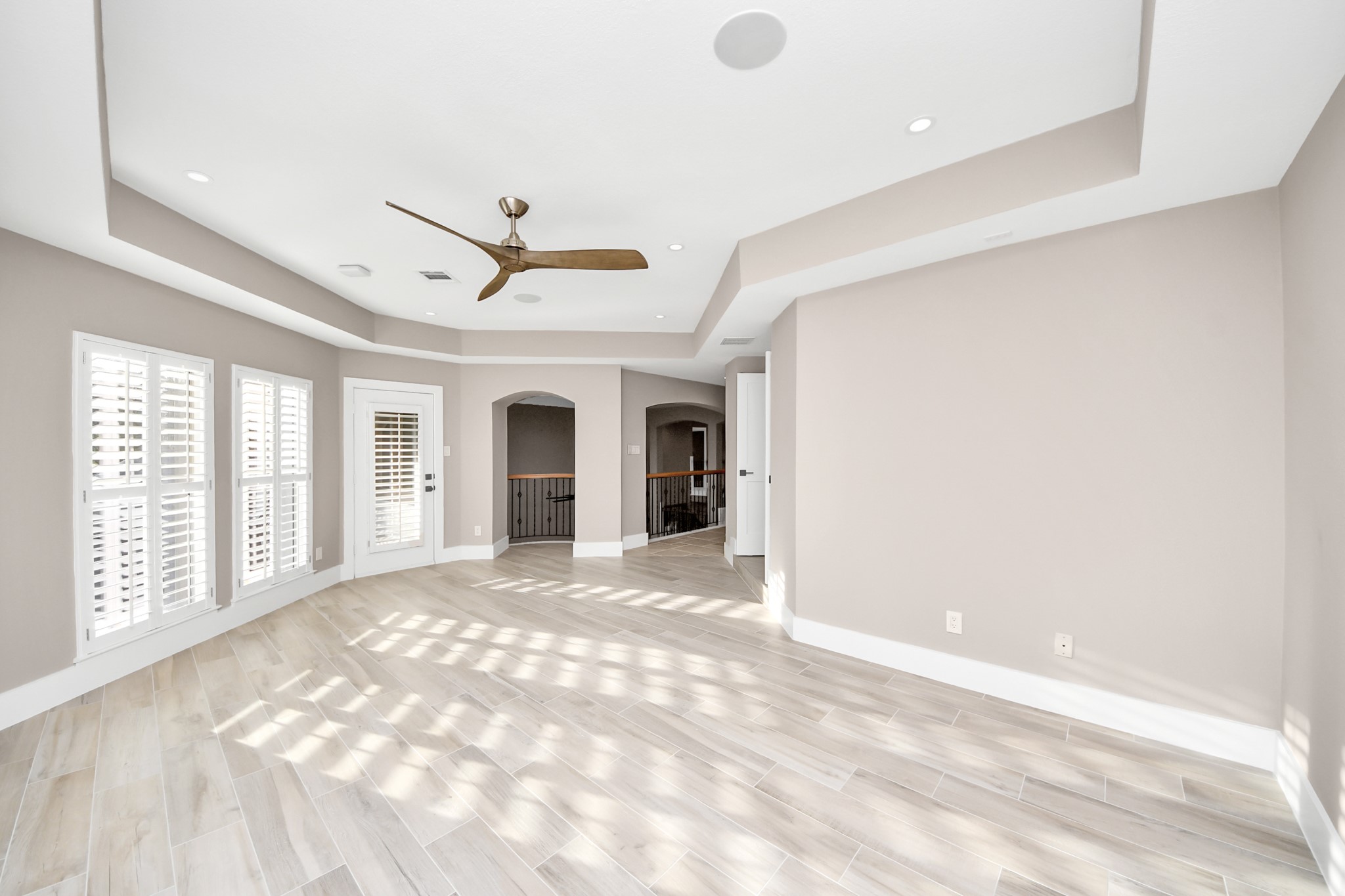 2211 Braer Ridge Drive Katy, TX 77494 - Photo 45 of 50 a view of a livingroom with a ceiling fan and window