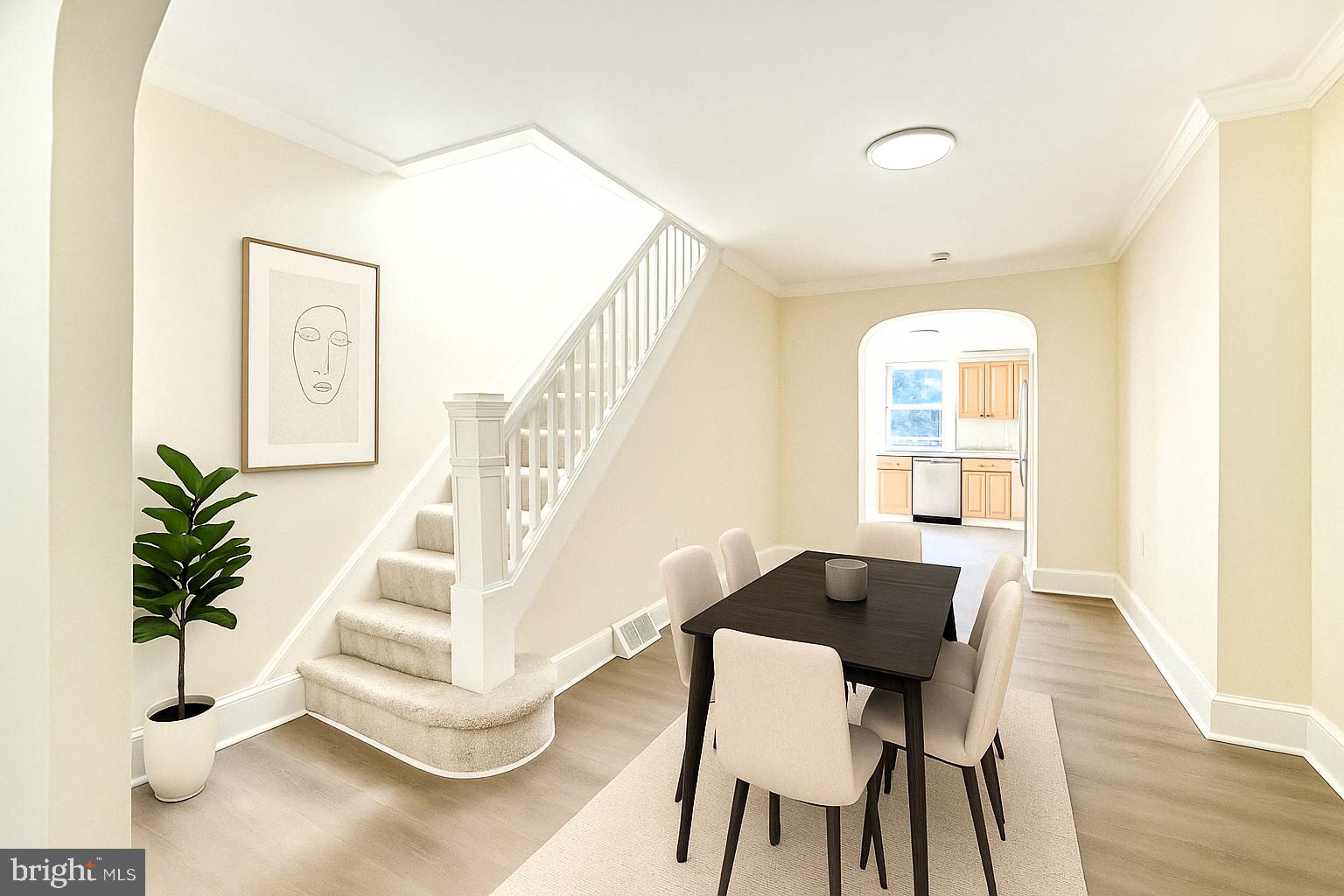 2725 Hudson Street Baltimore, MD 21224 - Photo 9 of 66 a view of a dining room with furniture and wooden floor