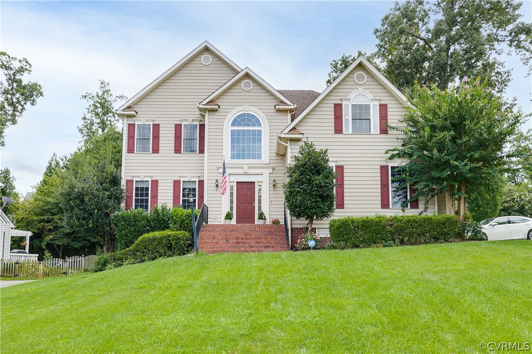 1101 Goswick Ridge Road Midlothian, VA 23114 - Photo 2 of 34 a view of a yard in front of house