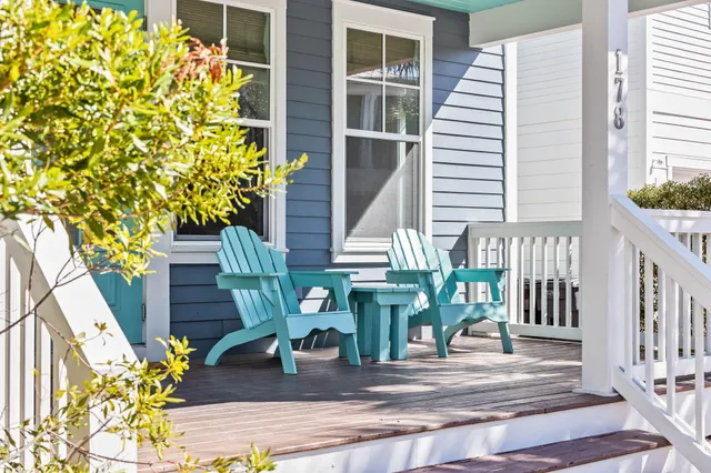 a front view of a house with a porch