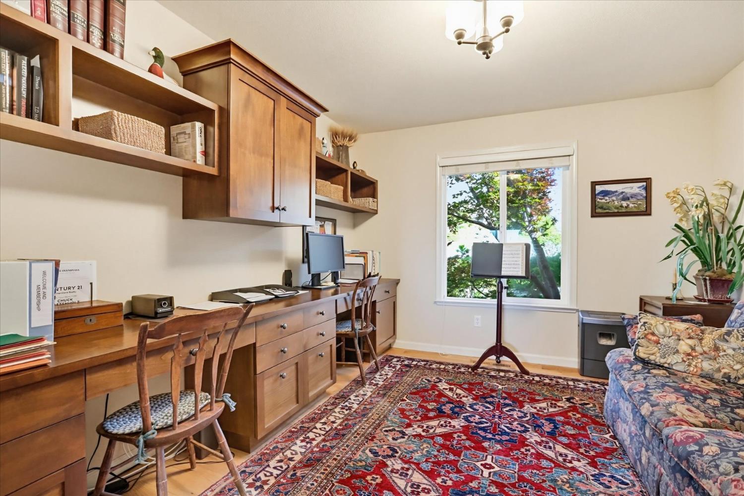 970 Morgan Ranch Drive Grass Valley, CA 95945 - Photo 26 of 76 a kitchen with stainless steel appliances granite countertop a stove a sink and a microwave