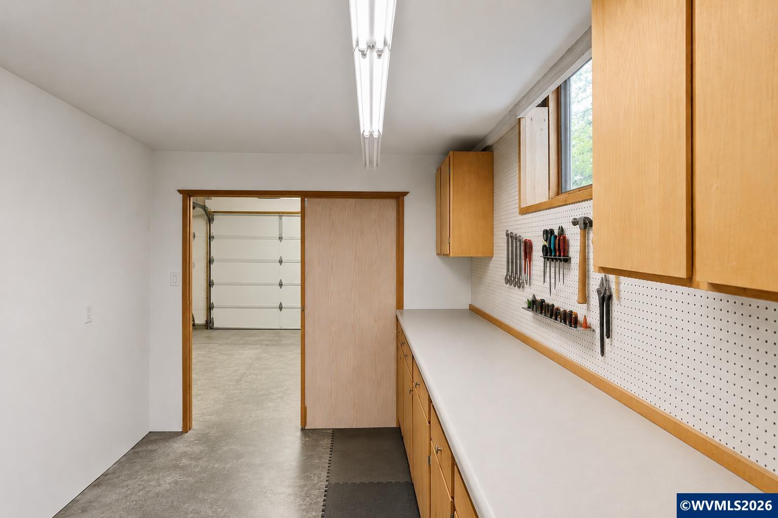 1299 Twin Hills Road Southeast Jefferson, OR 97352 - Photo 43 of 47 a view of a kitchen from the hallway