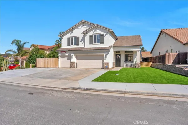 front view of house with a yard