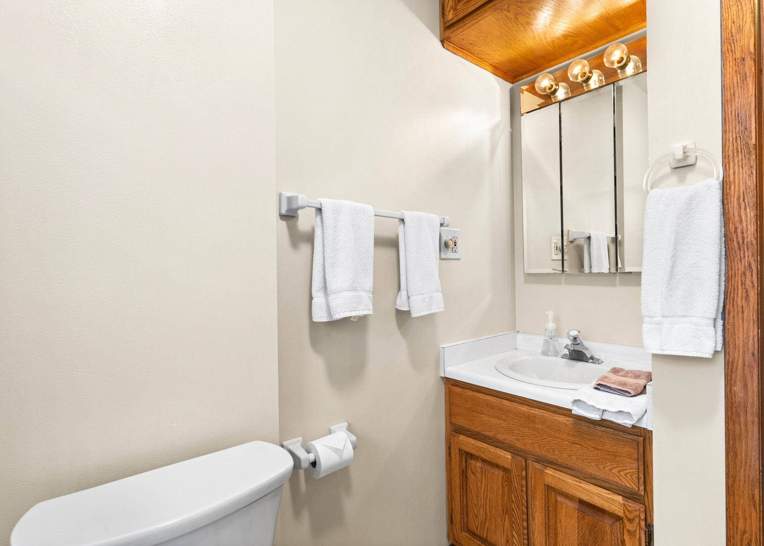 11133 Revere Road Mokena, IL 60448 - Photo 16 of 22 a bathroom with a sink a toilet and vanity