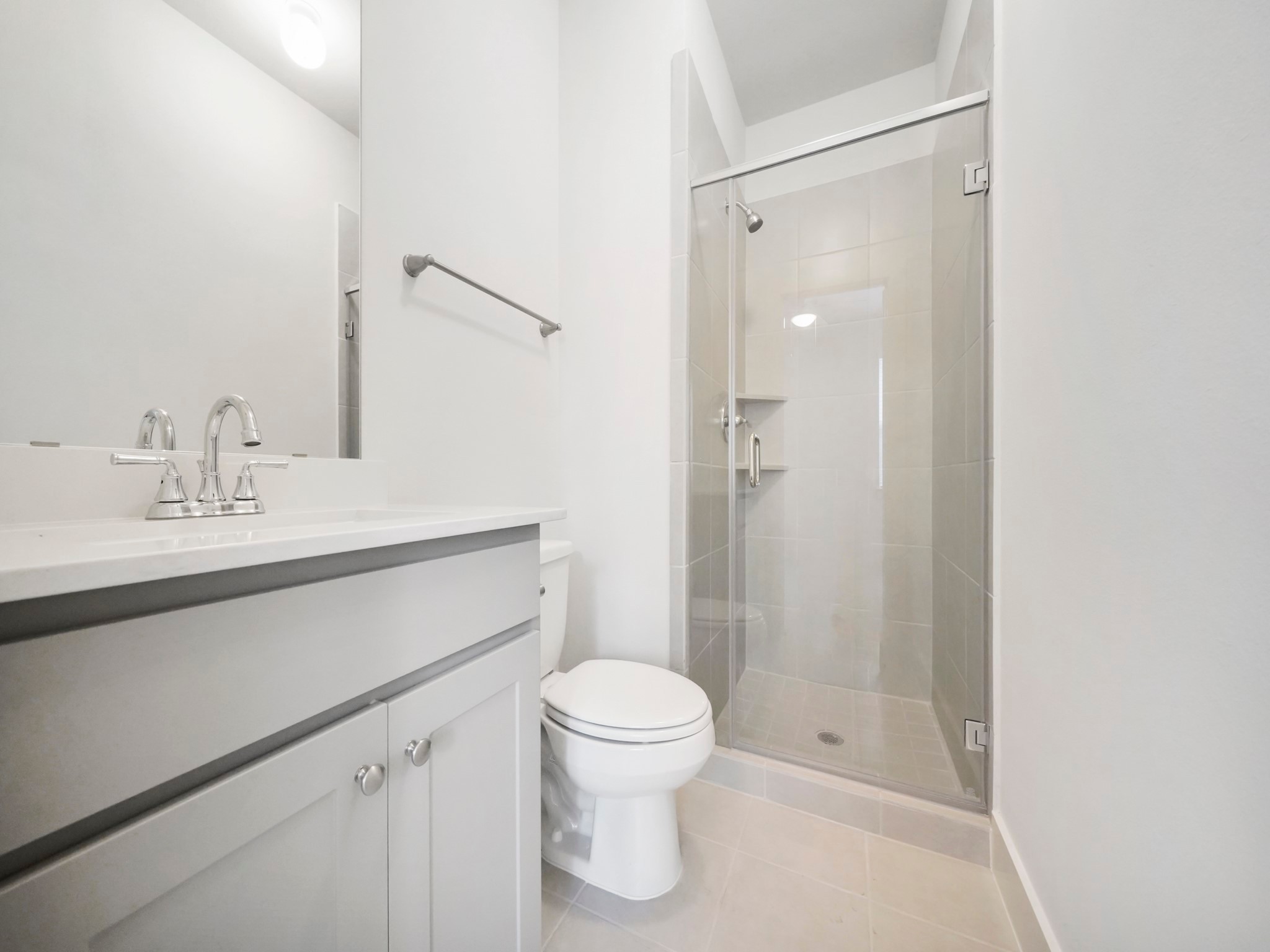 2007 Bauer Drive, Unit A Houston, TX 77080 - Photo 8 of 35 a bathroom with a sink a toilet and shower