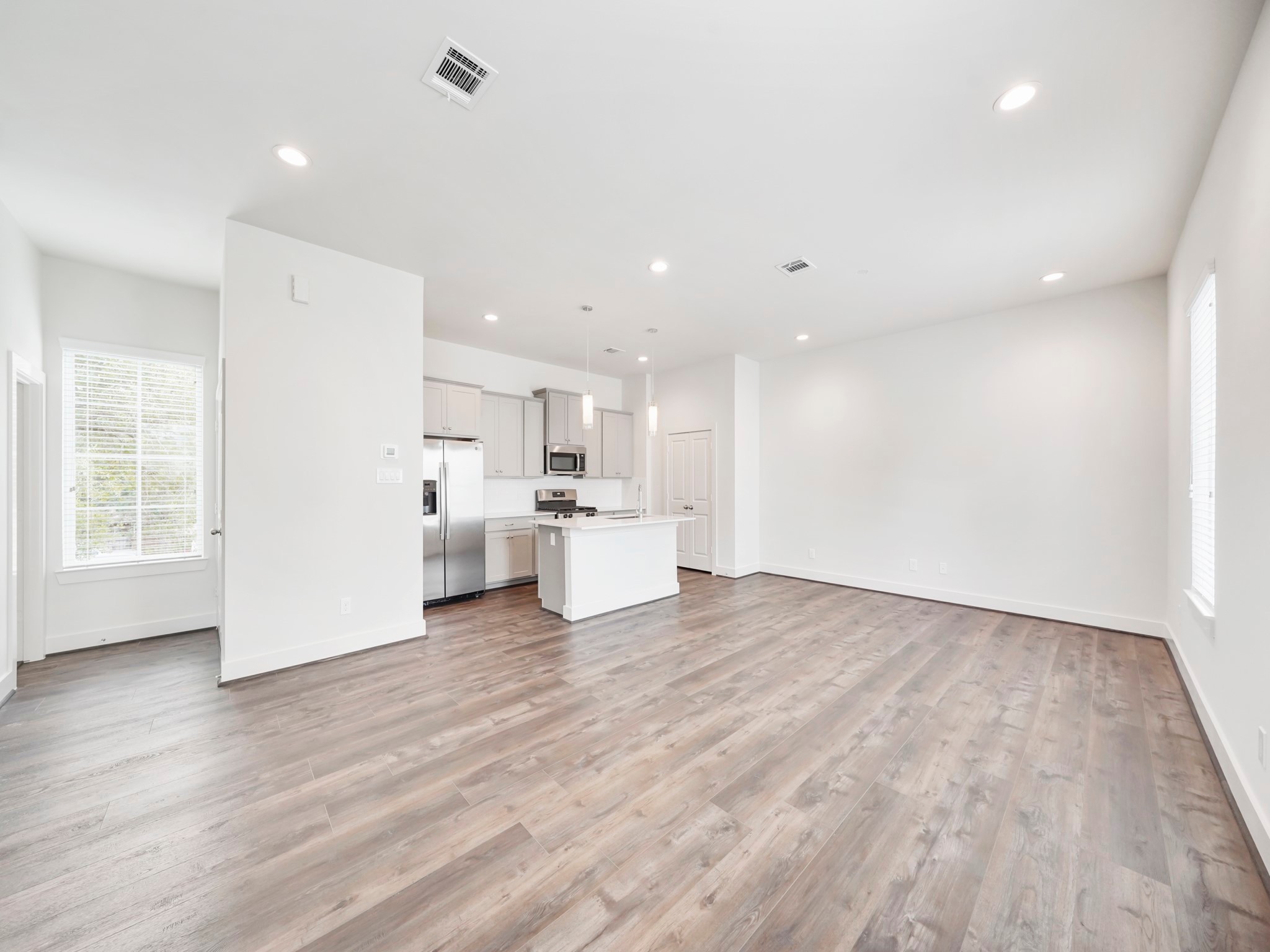 2007 Bauer Drive, Unit A Houston, TX 77080 - Photo 10 of 35 a view of a kitchen with wooden floor