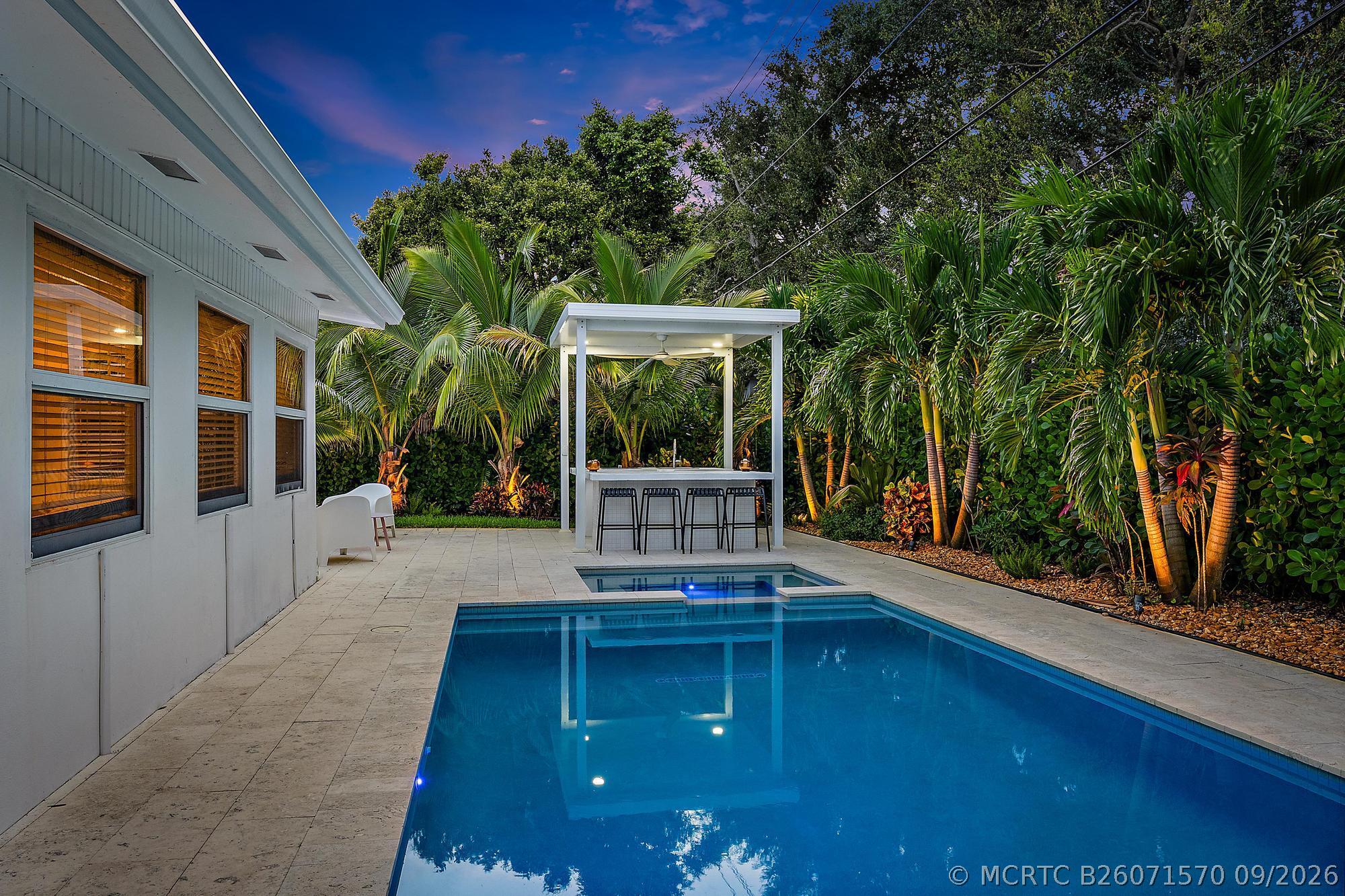 570 Dover Road Tequesta, FL 33469 - Photo 26 of 45 Pool & Back Exterior