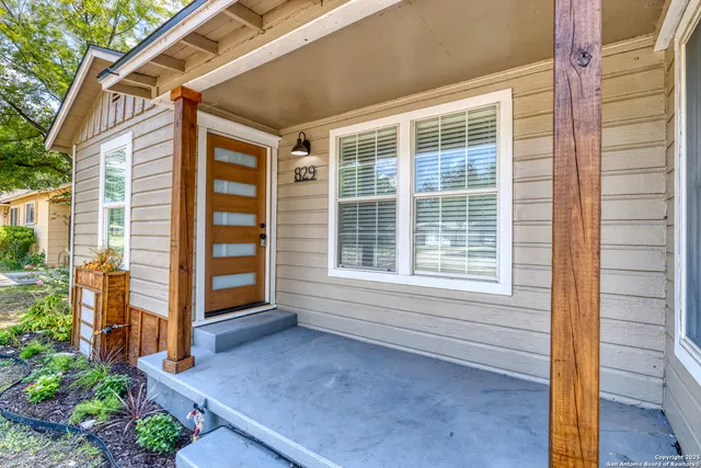 a view of house with front door