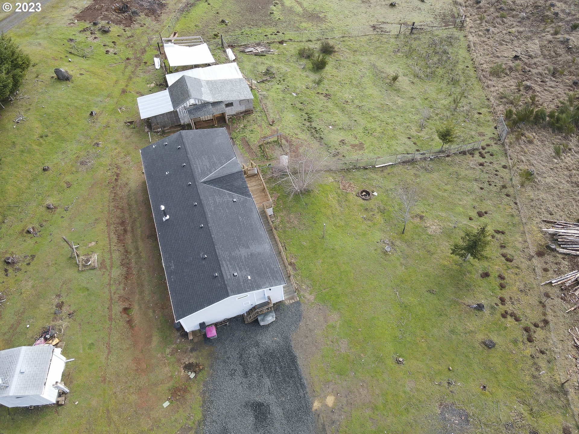 23246 Gooseneck Road Sheridan, OR 97378 - Photo 19 of 27 an aerial view of residential house with outdoor space