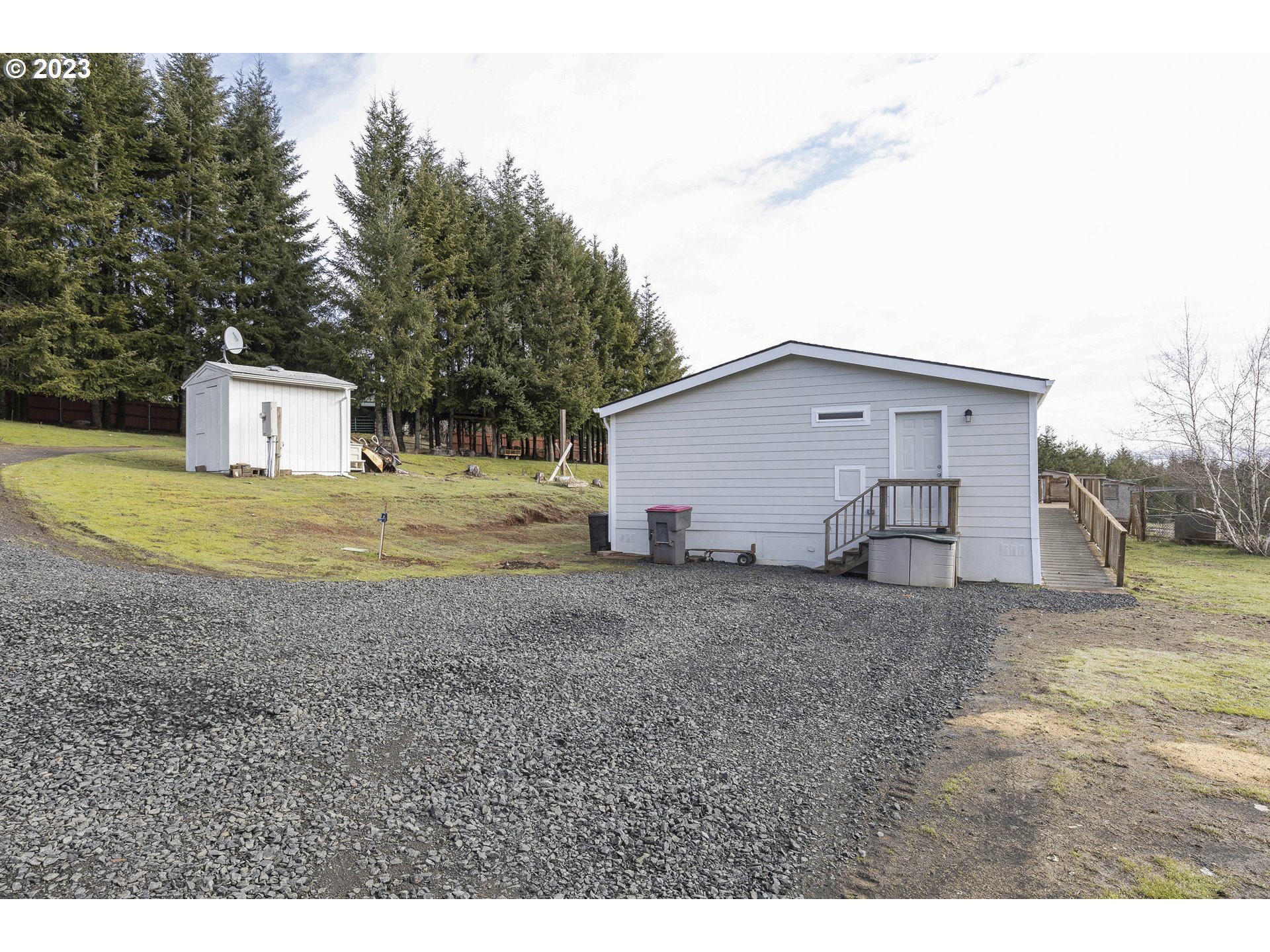 23246 Gooseneck Road Sheridan, OR 97378 - Photo 25 of 27 a view of a house with a backyard
