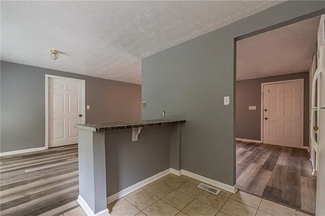 a view of empty room