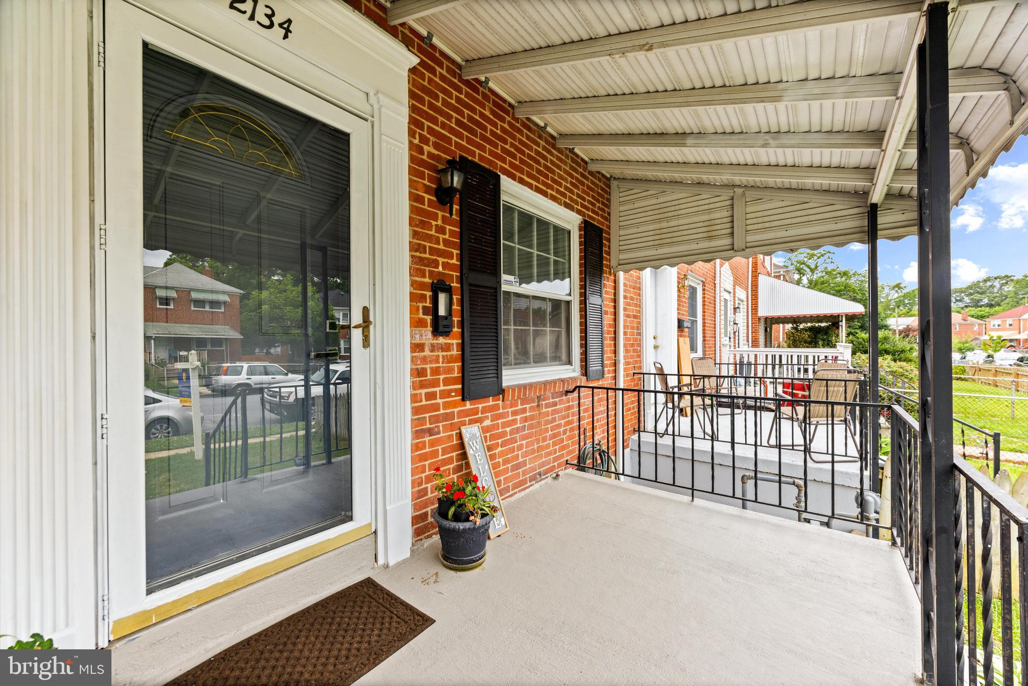 2134 Firethorn Road Middle River, MD 21220 - Photo 2 of 41 a view of a glass door with a balcony