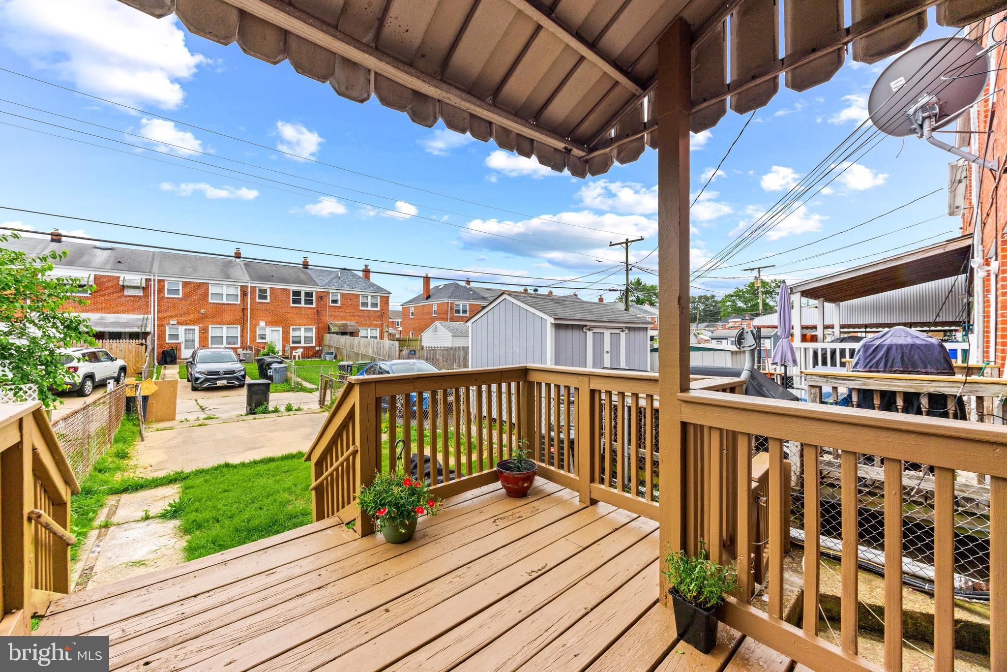 2134 Firethorn Road Middle River, MD 21220 - Photo 33 of 41 a view of a balcony with wooden floor