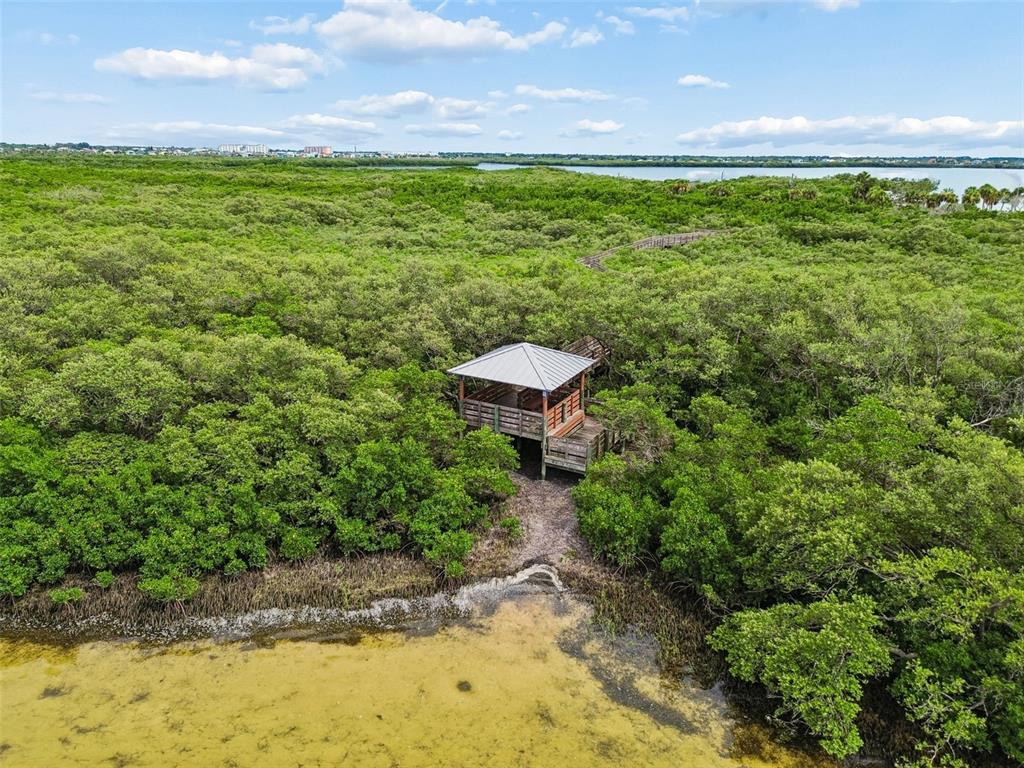 6634 Manor Beach Road New Port Richey, FL 34652 - Photo 63 of 64 a view of a lake with a yard
