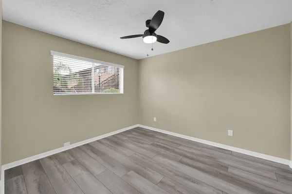 wooden floor in an empty room