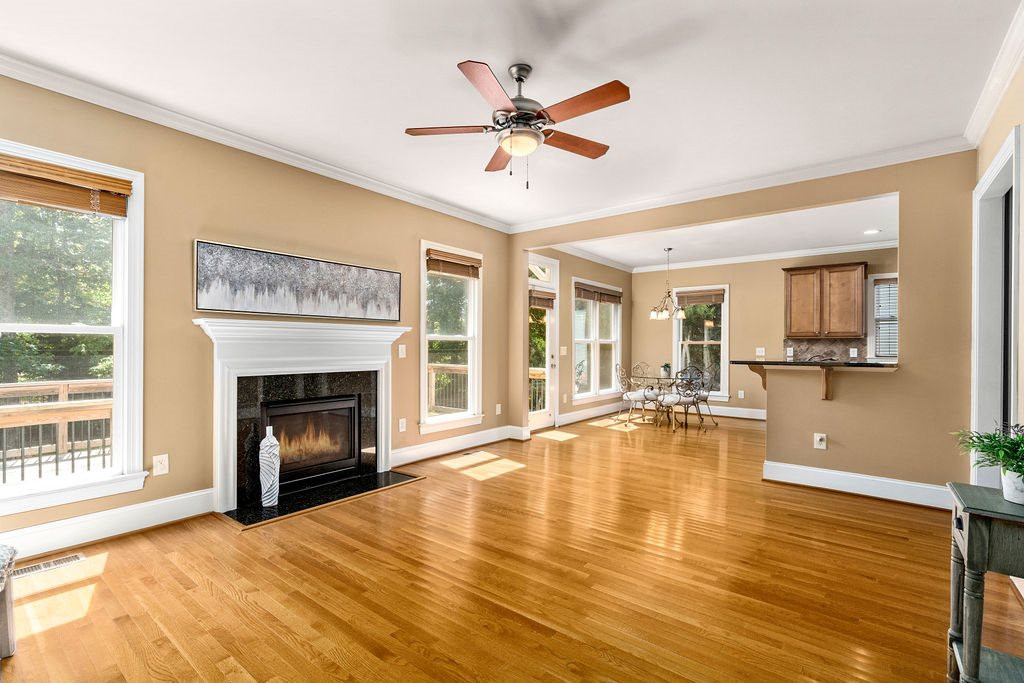 121 Redhill Road Holly Springs, NC 27540 - Photo 29 of 30 Open Floor Plan with Scenic Wooded Views