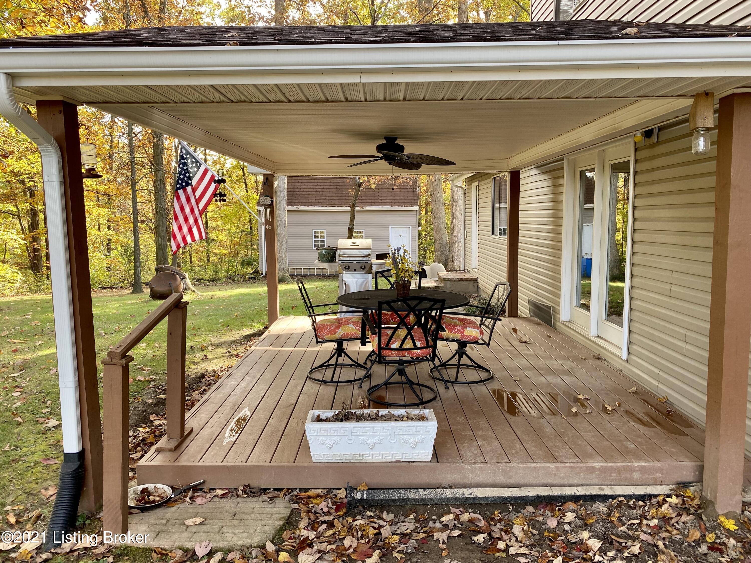 651 Mount Carmel Road Milton, KY 40045 - Photo 24 of 28 Covered Back Porch