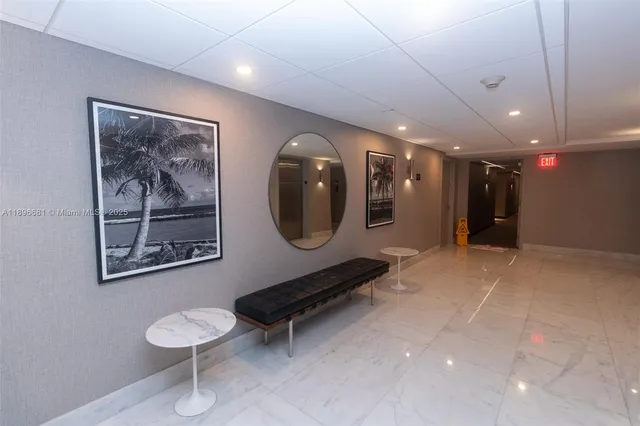 a front view of a building