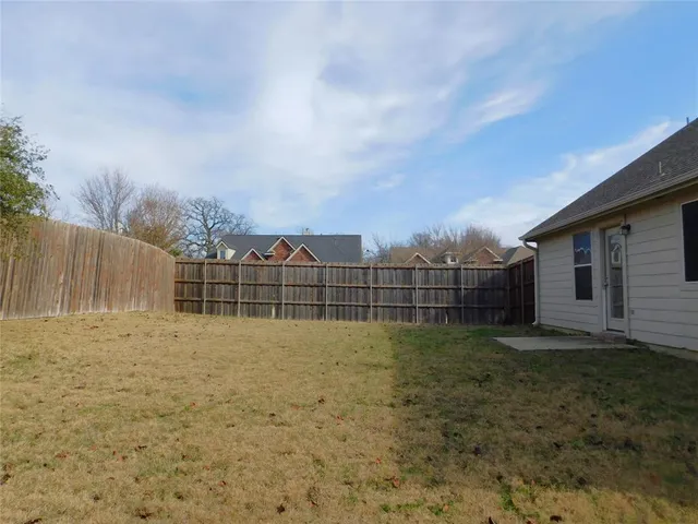 a view of outdoor space with garden