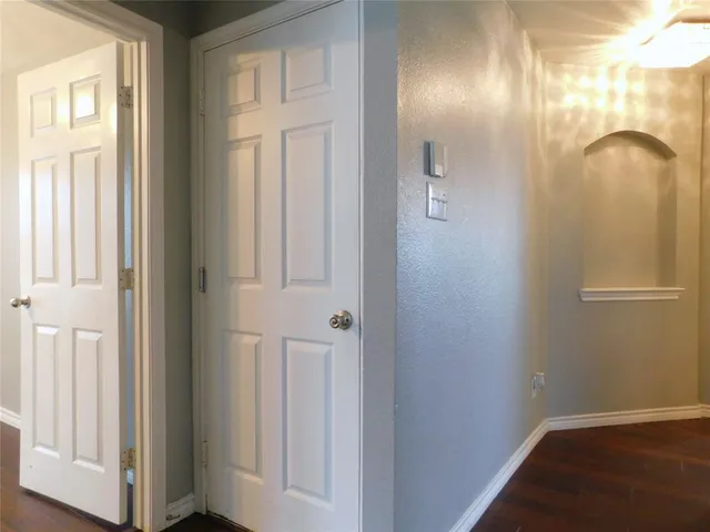 a view of closet area