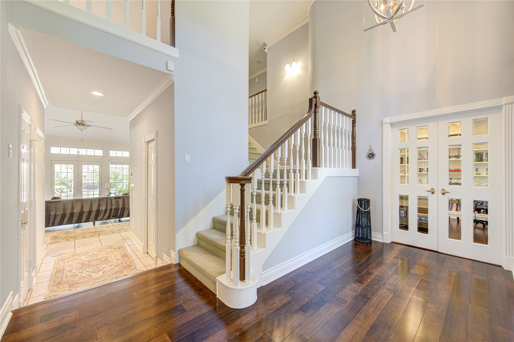 3622 Springhill Lane Sugar Land, TX 77479 - Photo 3 of 50 a view of an entryway with wooden floor and door