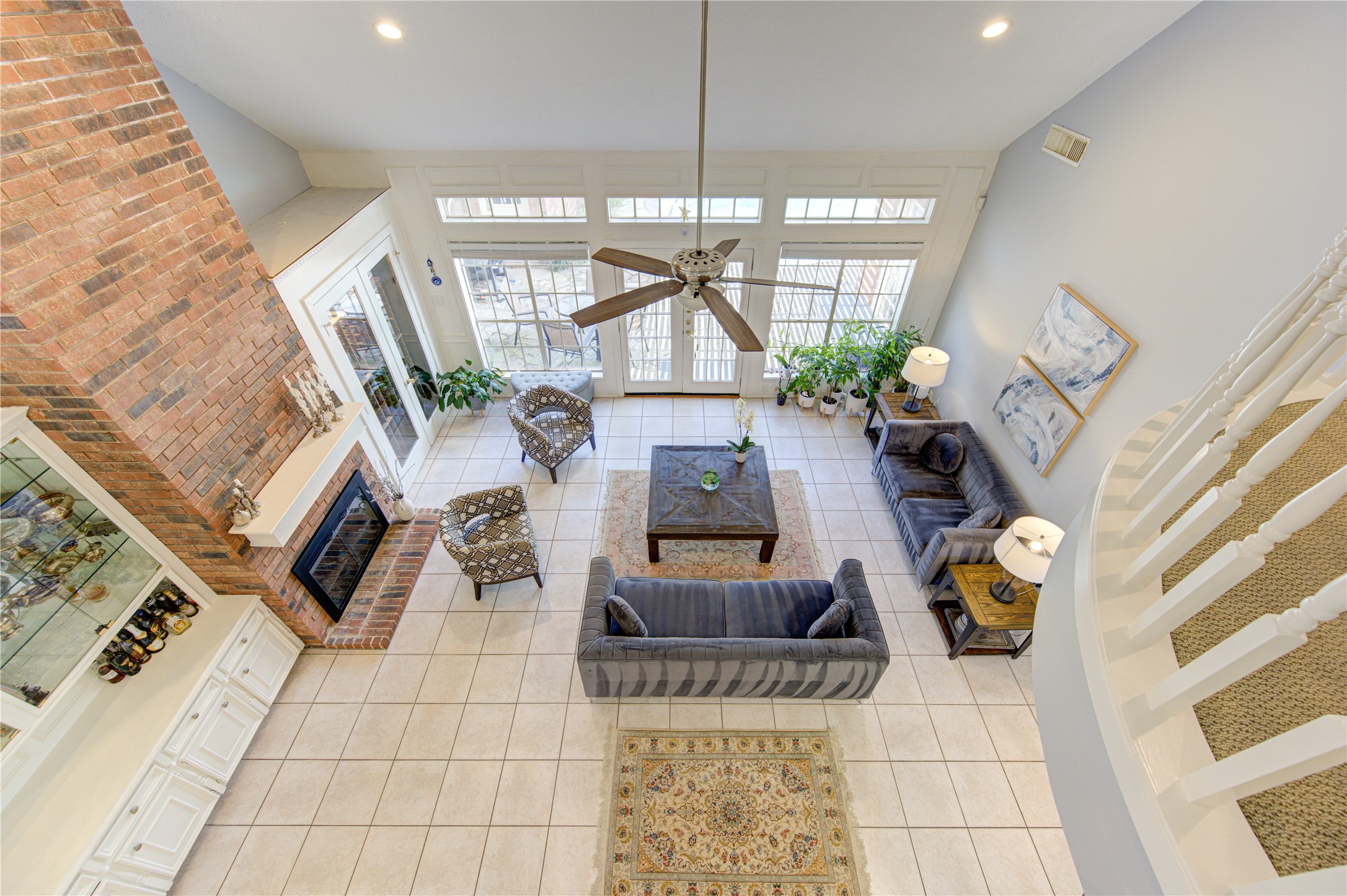 3622 Springhill Lane Sugar Land, TX 77479 - Photo 41 of 50 a living room with furniture and a chandelier