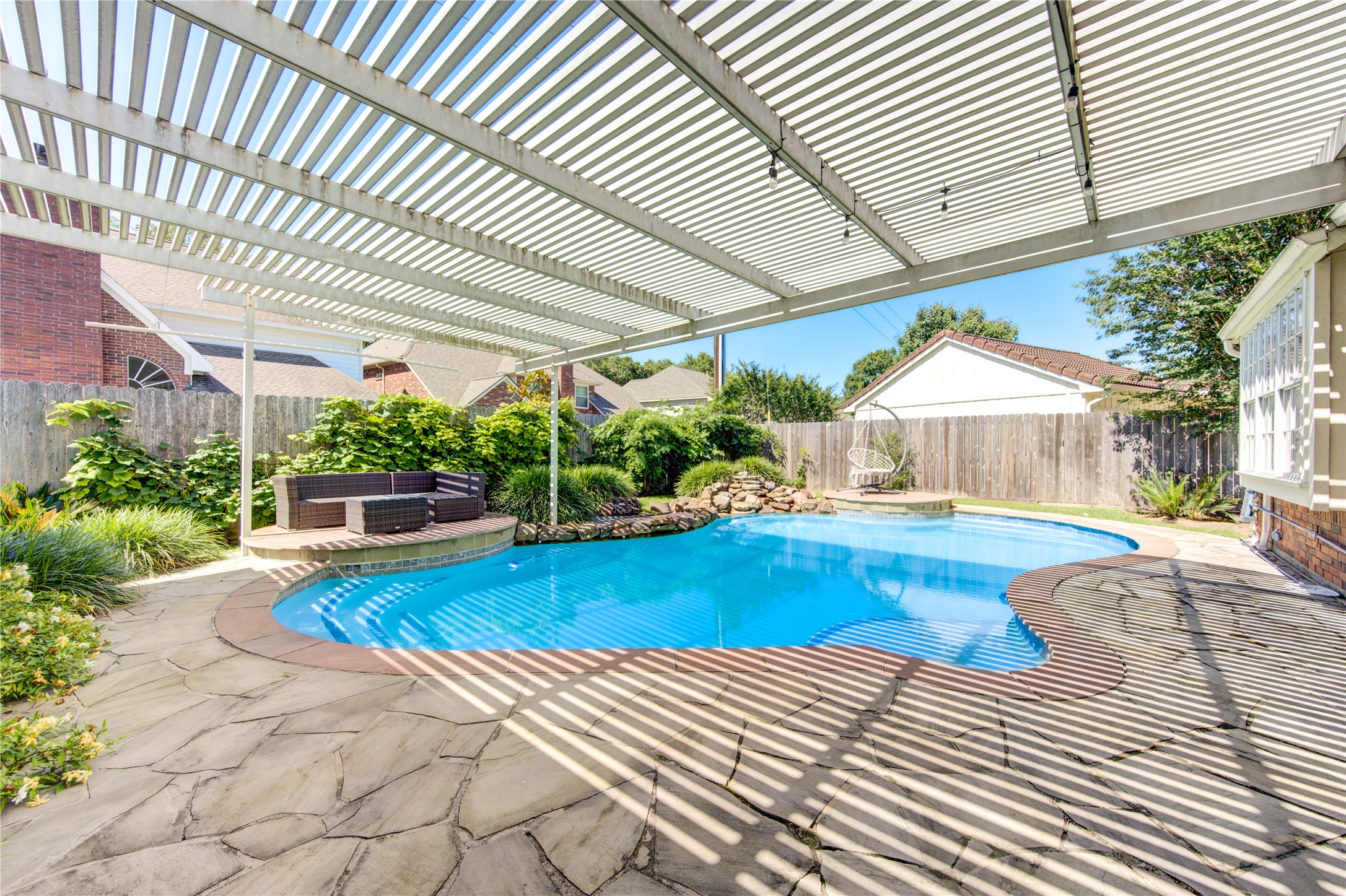 3622 Springhill Lane Sugar Land, TX 77479 - Photo 44 of 50 a view of swimming pool with seating space