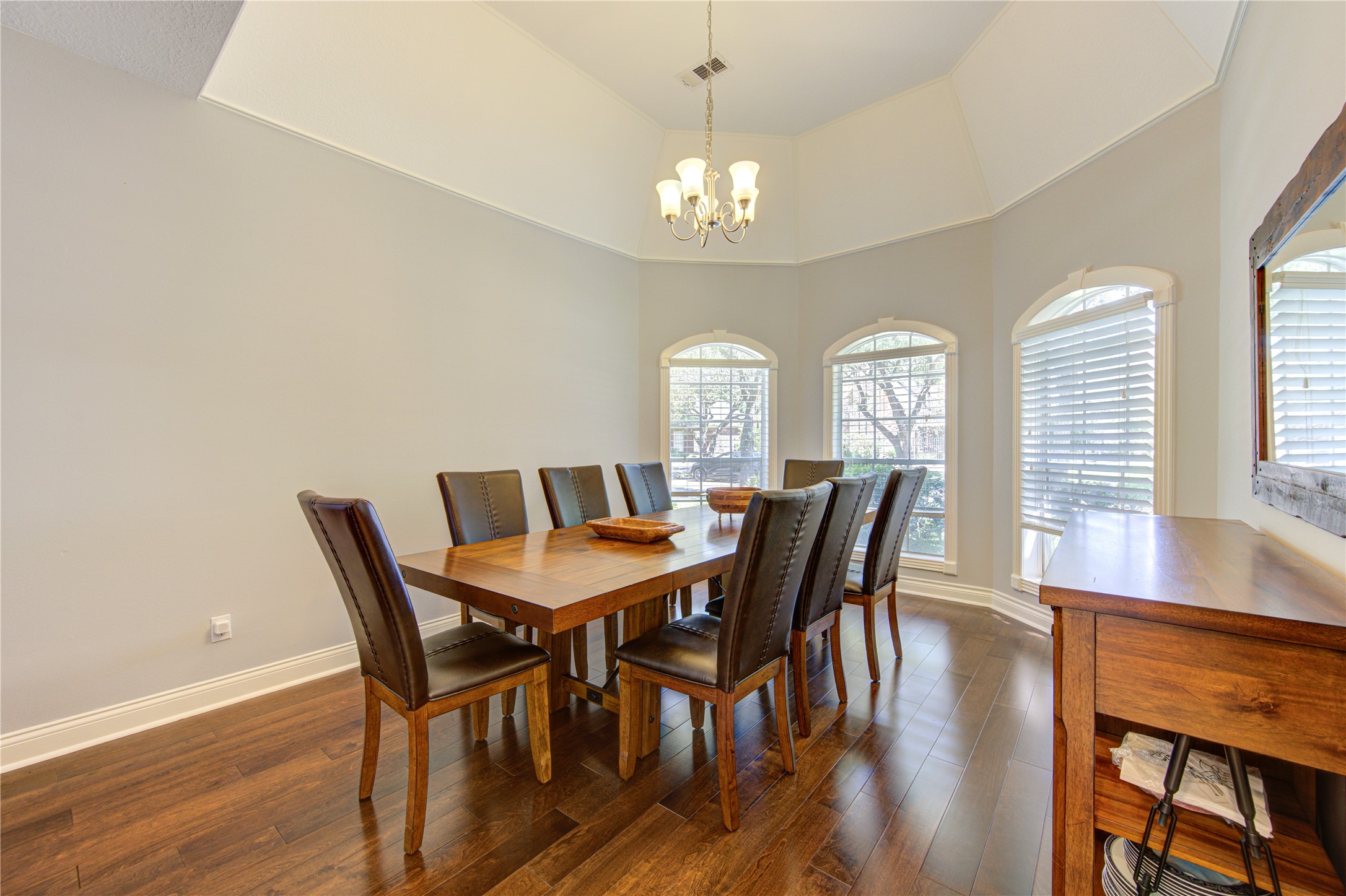 3622 Springhill Lane Sugar Land, TX 77479 - Photo 7 of 50 a view of a dining room with furniture window and wooden floor