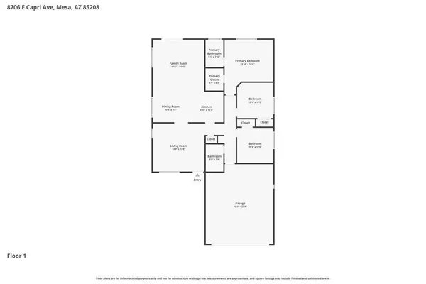 $2,175 | 8706 East Capri Avenue, Mesa, AZ 85208