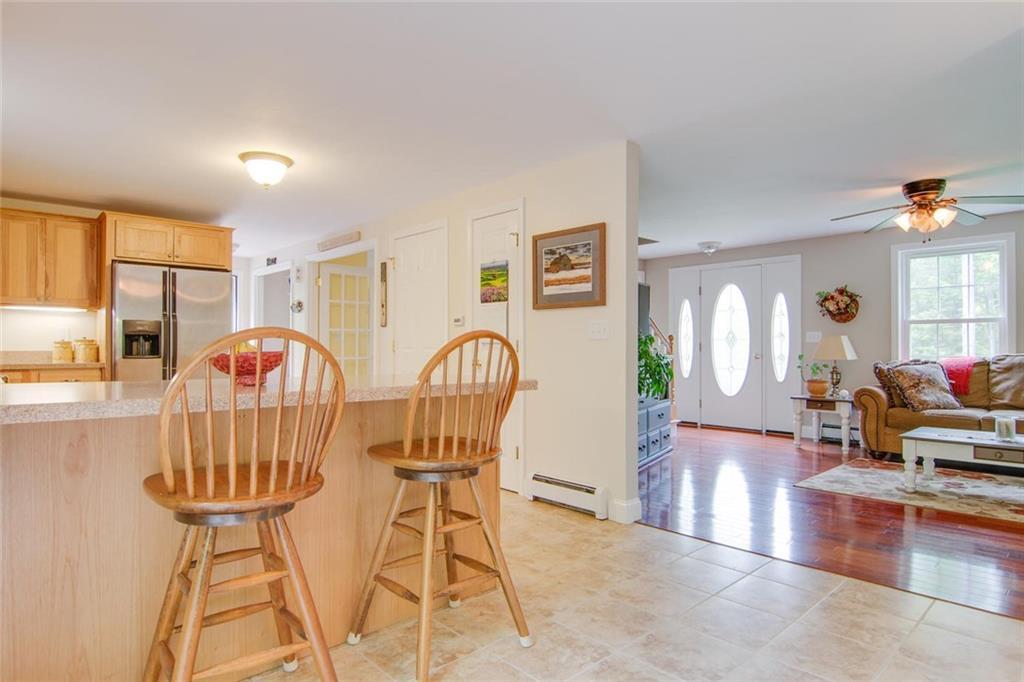 11 Molly Lane Sebago, ME 04029 - Photo 6 of 22 Kitchen (with tile flooring) looking...