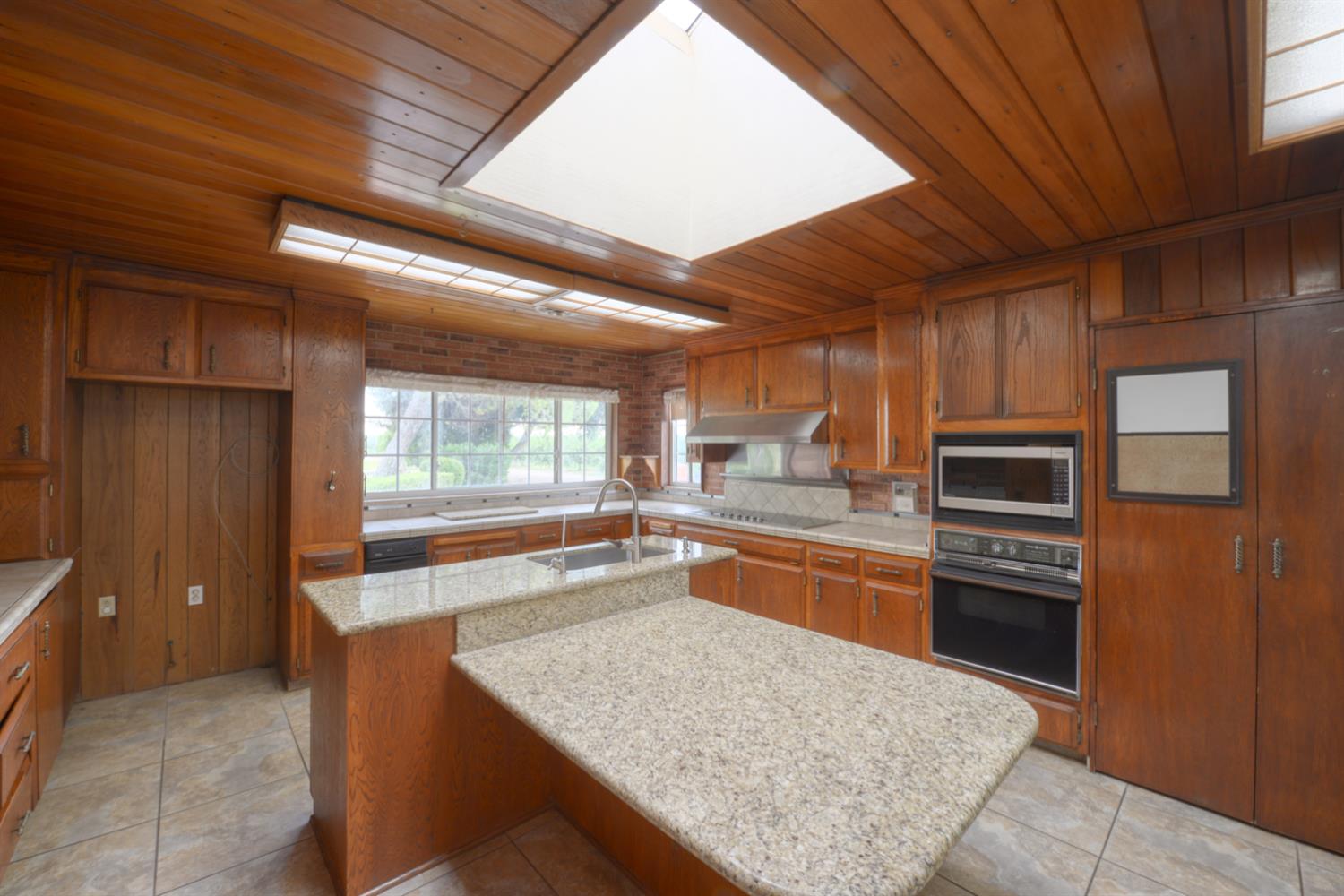 2931 East Marshall Road Patterson, CA 95363 - Photo 10 of 54 Large kitchen with Beautiful wood cabinets and ceiling