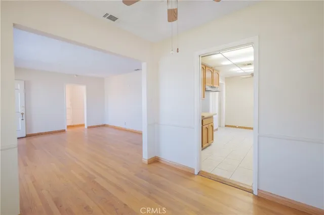 wooden floor in an empty room